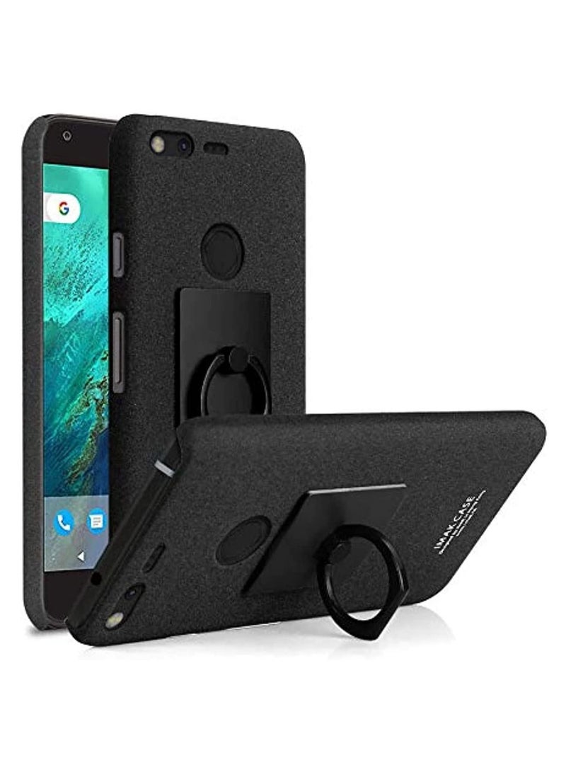 Imak Google Pixel Cowboy Hard Case Cover with Ring Grip (Google Pixel) Black - Image 1