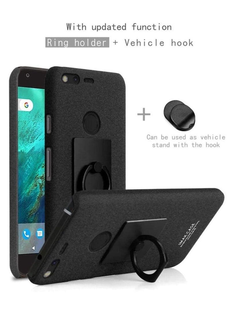 Imak Google Pixel Cowboy Hard Case Cover with Ring Grip (Google Pixel) Black - Image 2