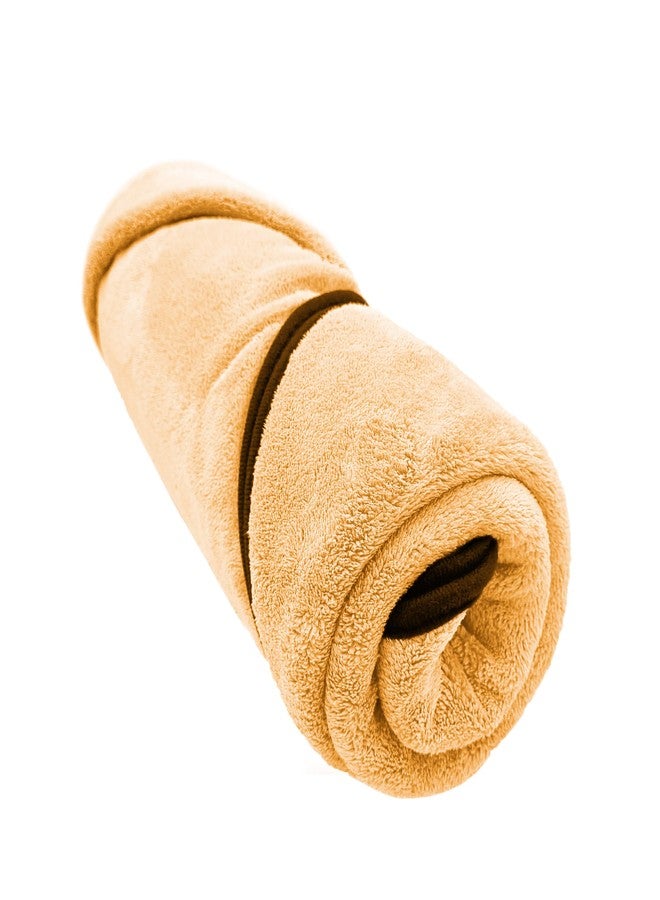 SOFTSPUN Microfiber Wipes Large Baby Towel 2pc Beige Colour! Ultra Absorbent Super Soft & Comfortable Quick Drying for Men & Women Daily Use Extra Large Size Unisex. - Image 2