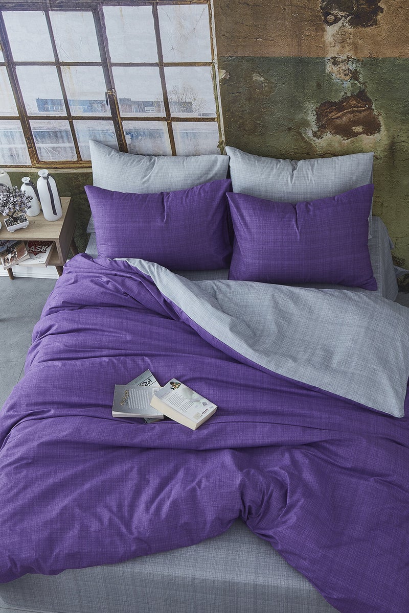 Bonjardin Home Cotton Reversible Double Duvet Cover Set  - Image 1