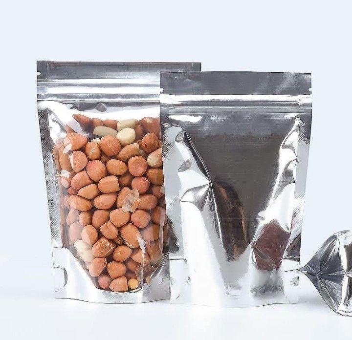 NAVNATH ENTERPRESS Reusable Standup Pouches 4 X 8 for Food Storage - Image 2