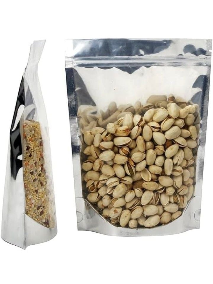 NAVNATH ENTERPRESS Reusable Standup Pouches 4 X 8 for Food Storage - Image 4