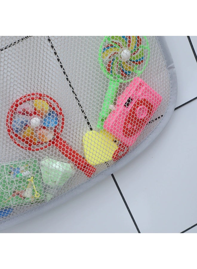 Goolsky 1pc Lightweight Wall Mount Hanging Bath Storage Basket, Organizer for Toys and Bathroom Accessories, No Electricity Needed, Stylish Design  - Image 3