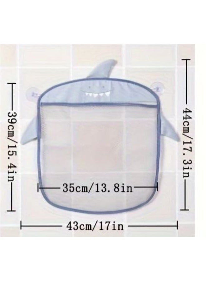 Goolsky 1pc Lightweight Wall Mount Hanging Bath Storage Basket, Organizer for Toys and Bathroom Accessories, No Electricity Needed, Stylish Design  - Image 4