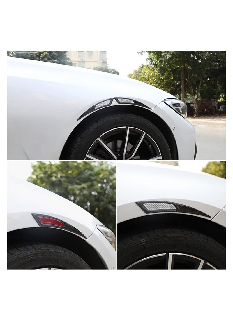 Generic - Fender Carbon Fiber Anti-Scratch Protector Trim - Self-Adhesive Wheel Eyebrow and Bumper Guard, 2PCS Rubber Strips for Lossless Installation and Collision Protection. - Image 1