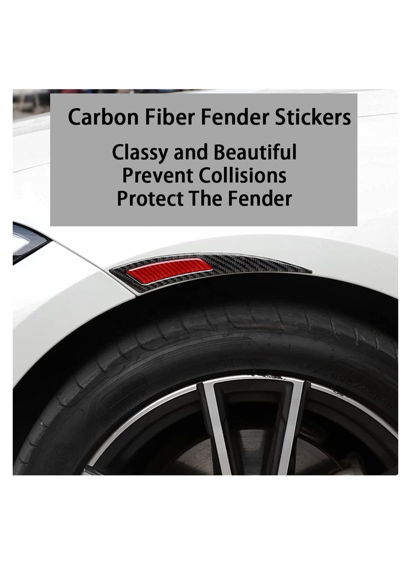 Generic - Fender Carbon Fiber Anti-Scratch Protector Trim - Self-Adhesive Wheel Eyebrow and Bumper Guard, 2PCS Rubber Strips for Lossless Installation and Collision Protection. - Image 1