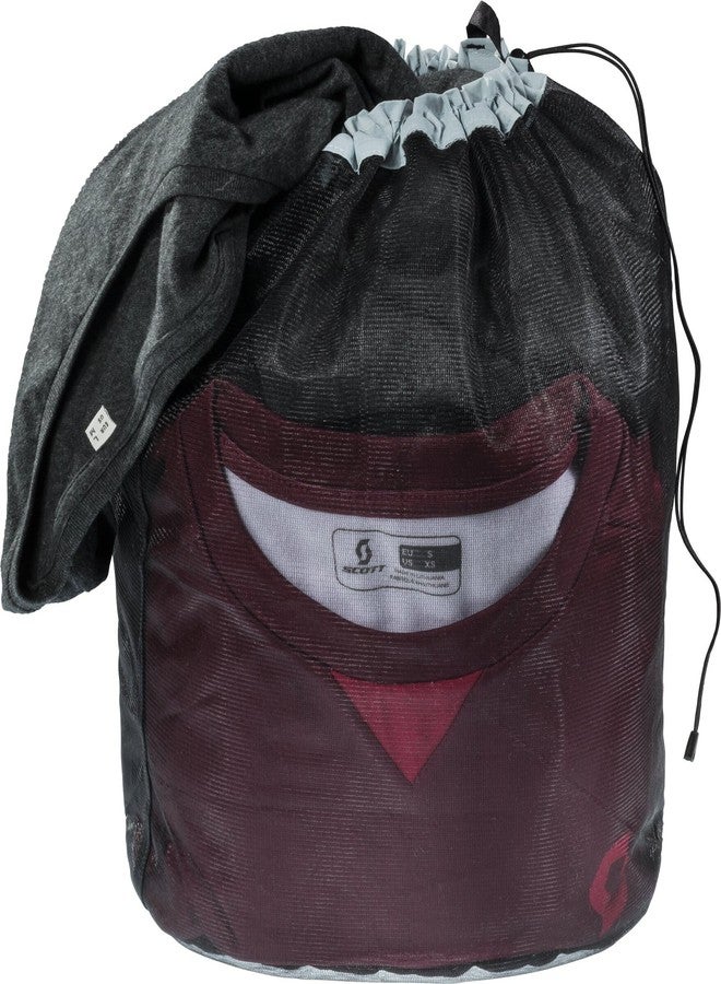Deuter Mesh Sack 18, Tear-Resistant 18-Liter Pack Sack Storage Accessory for Hiking, Camping & Travel - Tin-Black - Image 2