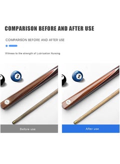 WILLIAM WEIR 100ml Pool Cue Stick Shaft Wax Pool Silky Shaft Wax Burnisher Billiards Accessories for Wood Pool Cue Shaft Protection  - Image 5