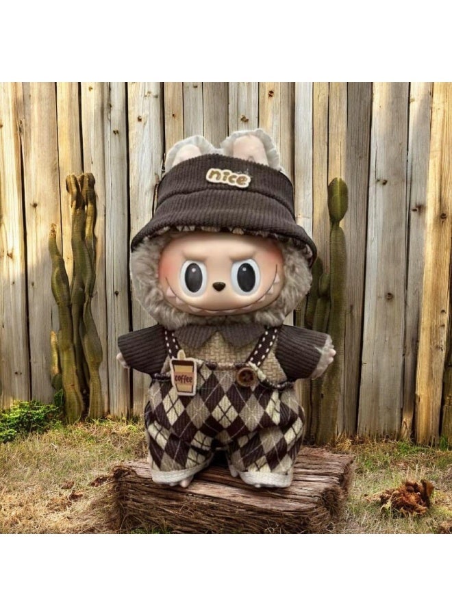 dxl Doll Clothes Compatible with 15/17cm Labubu, Doll Clothes Set, Fashion Doll Outfit Set Suitable for Labubu Accessories, Dress Up Clothes for Labubu( No Doll ) - Image 3
