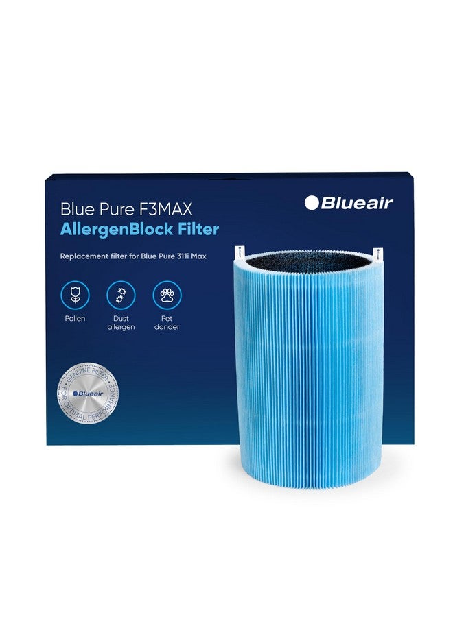 Blueair BLUEAIR Blue Pure 311i Max Series AllergenBlock Filter, Genuine Replacement Filter for Allergies, Pollen, Dust, Pet Dander, Fits Blue Pure 311i Max Air Purifier  - Image 1