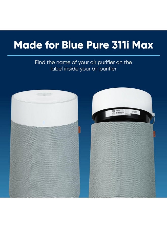 Blueair BLUEAIR Blue Pure 311i Max Series AllergenBlock Filter, Genuine Replacement Filter for Allergies, Pollen, Dust, Pet Dander, Fits Blue Pure 311i Max Air Purifier  - Image 2