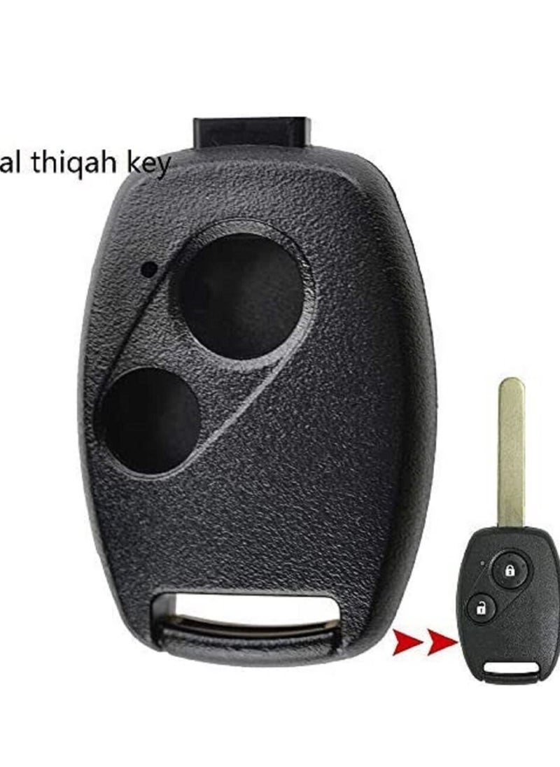 althiqahkey - For Honda Civic Accord Jazz Odyssey Remote Case 2 Button Key Shell Replacement Fix This Shell By Yourself Not Need Key Shop - Image 1