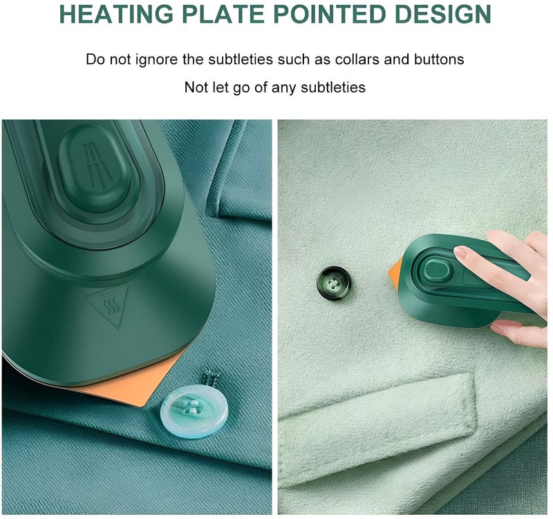 Mini Steam Iron - Designed for travelers, this 30-watt iron offers both dry and steam options for all fabric types. - Image 3