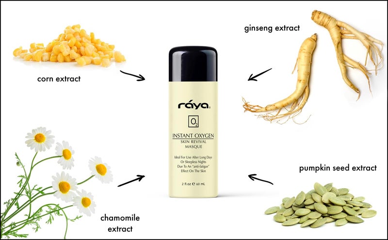 Raya Instant Oxygen Skin Revival Masque (115) | Anti-Fatigue Facial Treatment Mask for All Skin | Creates a Glowing Complexion - Image 2