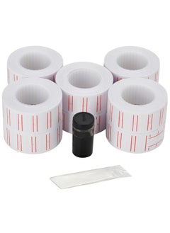 10 Rolls 6000Pcs White Price Gun Labels For Mx5500