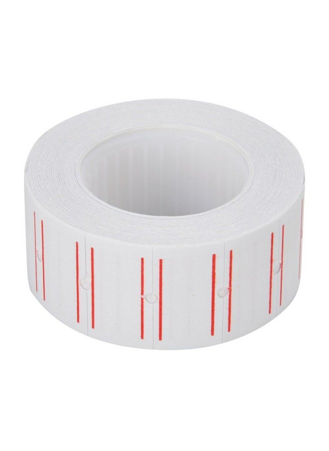 MFLABEL - 10 Rolls 6000Pcs White Price Gun Labels For Mx5500 - Image 1