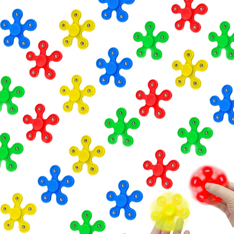 TGIQROVE 32PCS High Speed Fidget Spinners Bulk Quiet Bearing Stress Relief Toys for Kids Adults Party Favors Classroom Prizes Birthday Goodie Bag Fillers Stocking Stuffers - Image 3