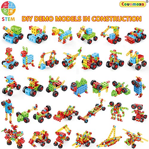 COUOMOXA 404 Pcs Building Toys STEM for Kids 62 DIY Demo Models Construction Creative Set Educational Toy for 5 6 7 8 9 10 Years Old Kids Home School Birthday Gift for Boys Girls - Image 5