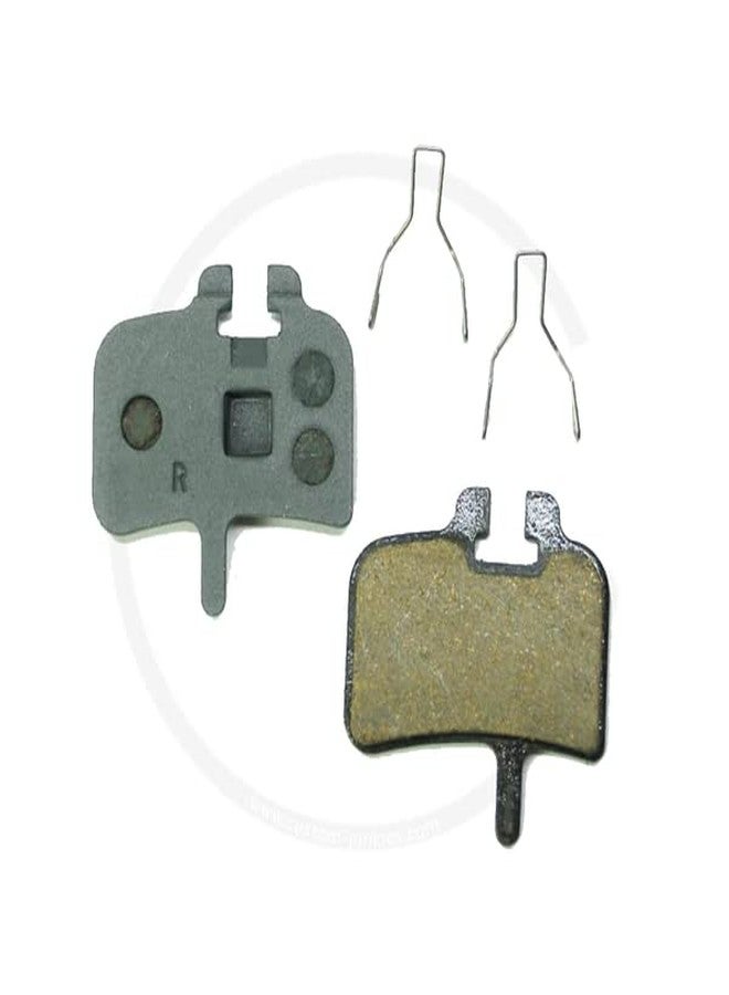 FASTPED 1 Pairs Bicycle Disc Brake Pad Bike Hydraulic Disc Brake Pads Semi-Metallic Cycling Brake Pads