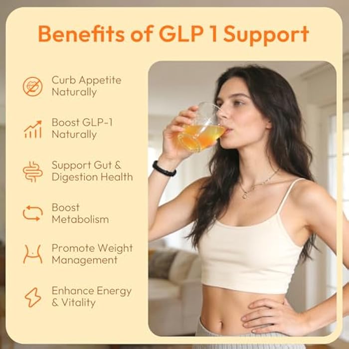 LOTFLY GLP-1 Supplement 15-in-1 Complex,GLP1 for Weight Loss GLP 1 Probiotic Powder for Control Appetite and Cravings,Appetite Suppressant,Metabolism Booster 30 Serving Packets - Image 3