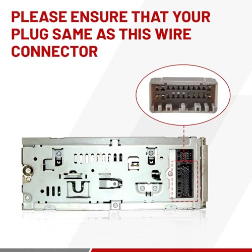 RED WOLF سلك توصيل مضخم الصوت للسيارة RED WOLF متوافق مع 2002-2005 كرايسلر دودج جيب - Image 4