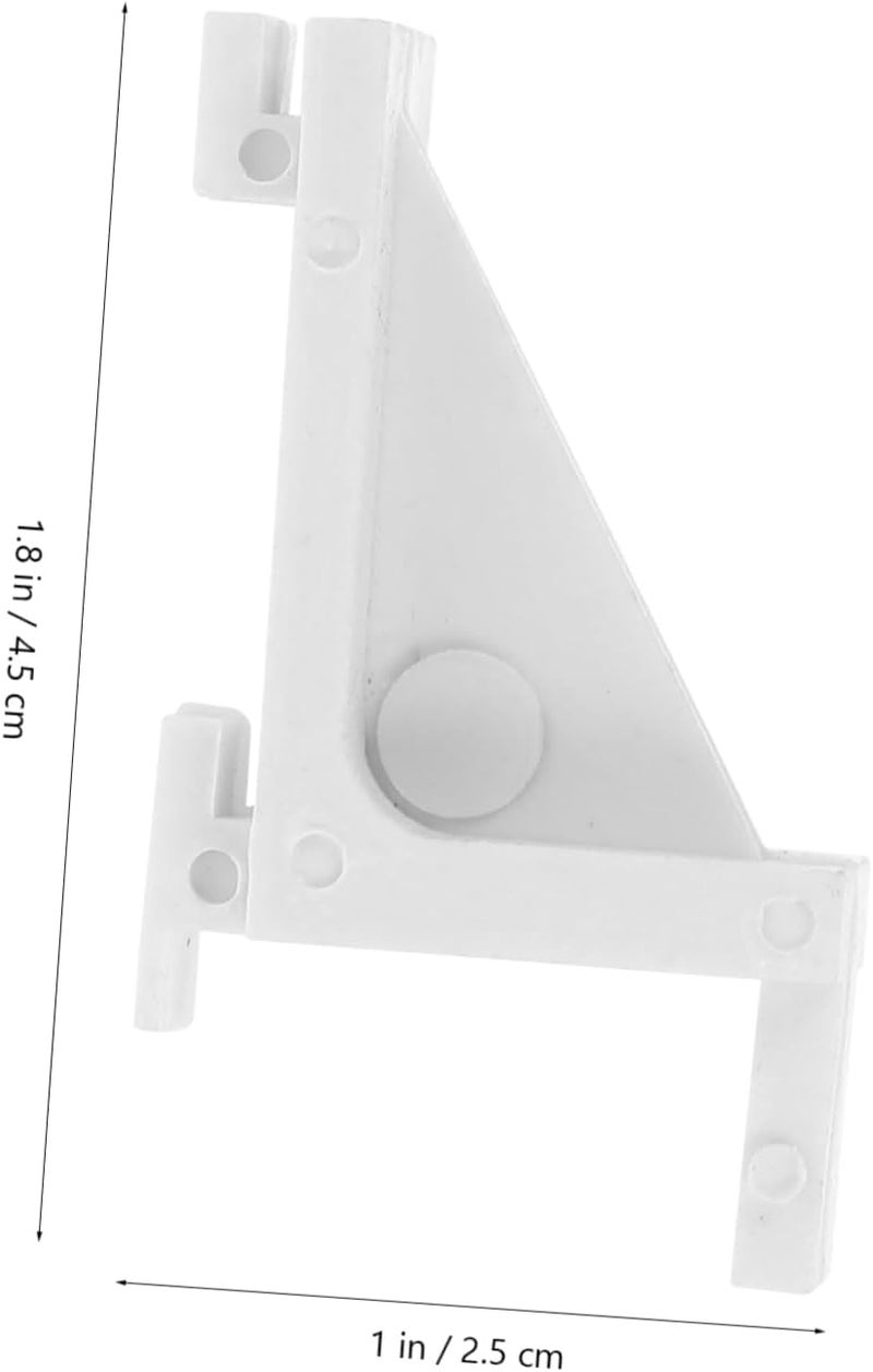 VOSAREA 10-Pack Plastic Freezer Clamp Hooks for Refrigerator Shelf Support Sturdy Cooler Shelf Clips Easy Installation for Organizing Freezer and Fridge - Image 4