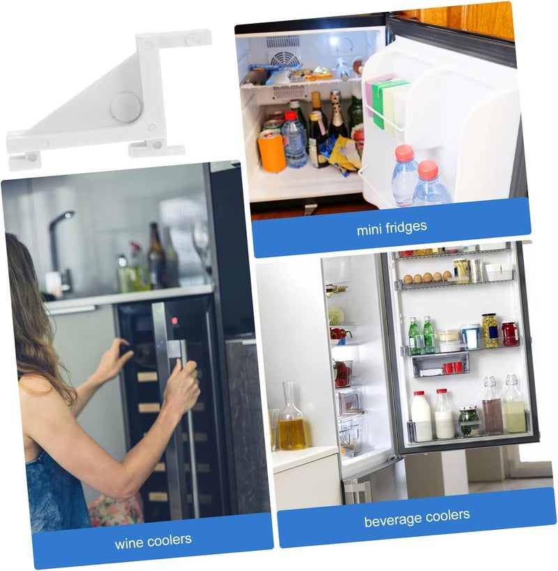 VOSAREA 10-Pack Plastic Freezer Clamp Hooks for Refrigerator Shelf Support Sturdy Cooler Shelf Clips Easy Installation for Organizing Freezer and Fridge - Image 5