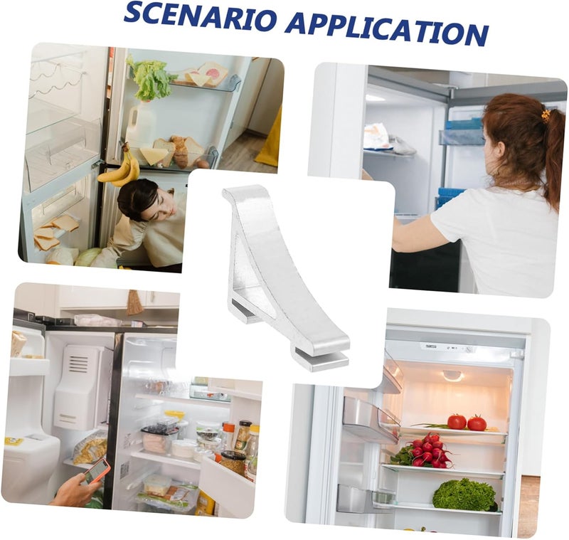 VOSAREA 10-Pack Plastic Freezer Clamp Hooks for Refrigerator Shelf Support Sturdy Cooler Shelf Clips Easy Installation for Organizing Freezer and Fridge - Image 2