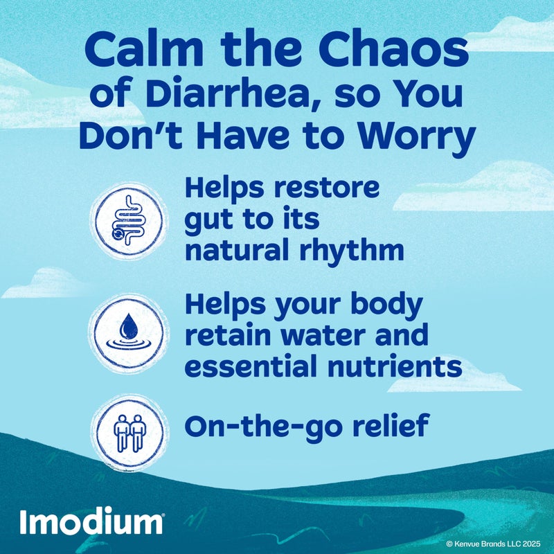 Imodium A-D Liquid Anti-Diarrheal Medicine with Loperamide HCl to Help Control Symptoms of Diarrhea Due to Acute, Traveler's Diarrhea, Mint Flavor, 8 fl. oz - Image 3