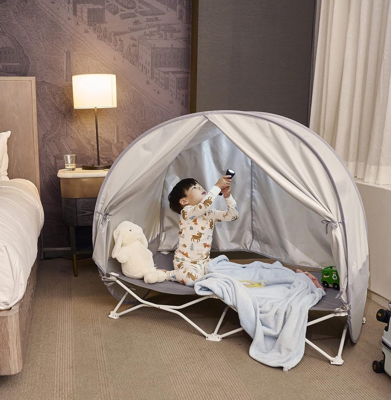 Regalo سرير الأطفال القابل للطي من ريجالو ماي كوت ديلوكس مع مظلة يوفر حماية من الأشعة فوق البنفسجية - Image 4