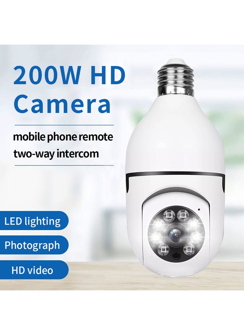 Sharpdo - SHARPDO 1080P Light Bulb HD Night Vision Camera, 360-Degree Rotation, WiFi Home Security Monitoring - Image 1