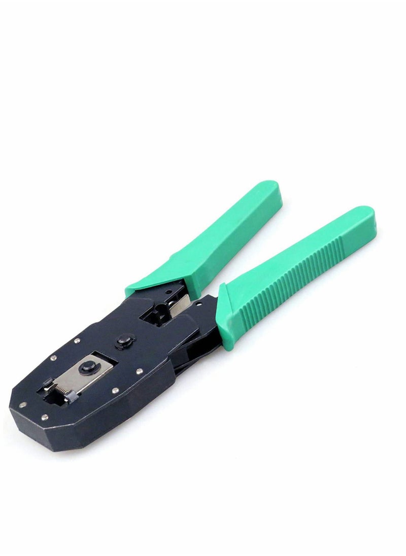 Crimping Tool & Wire Stripper RJ45 RJ11 RJ12 Cat5 Cat5e Cat6 Cat6e Cat7 Ethernet Network Internet Cable Crimp Crimping Crimper Tool With Wire Stripper