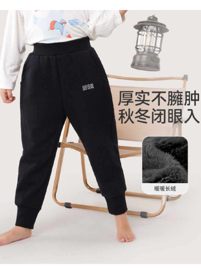 Long time companion 0°c Ultra-warm Fleece-lined Pants For Boys & Girls - Cozy Athletic Pants - Image 1