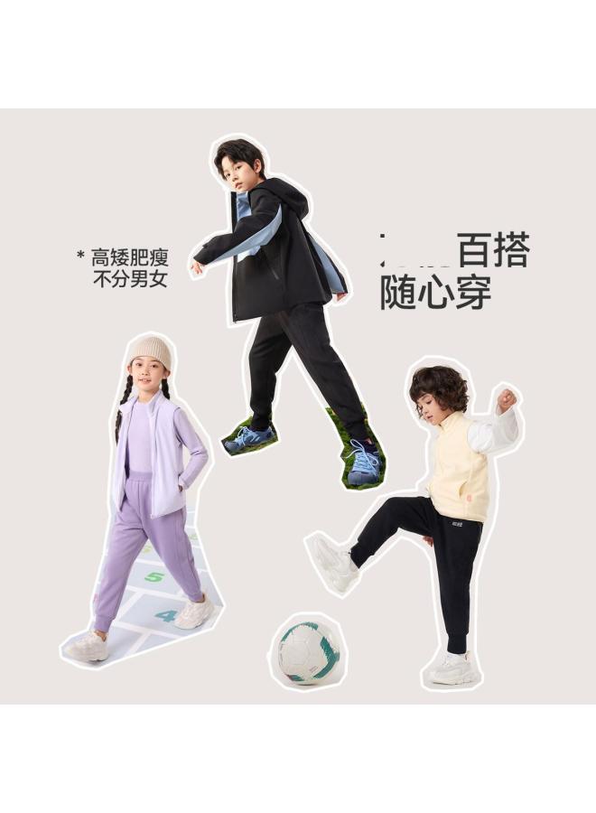 Long time companion 0°c Ultra-warm Fleece-lined Pants For Boys & Girls - Cozy Athletic Pants - Image 5