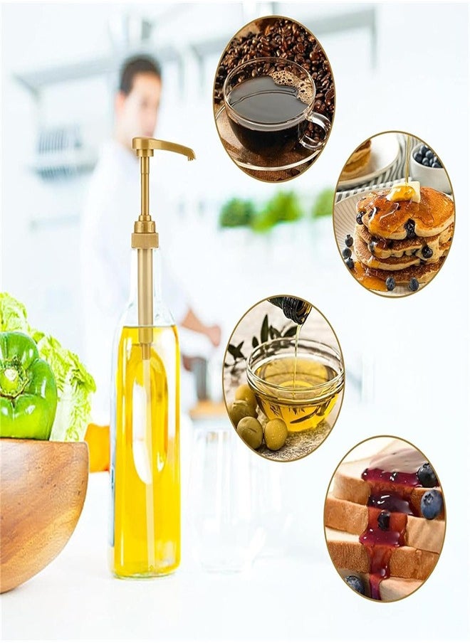 Generic Syrup Pump, 6pcs Coffee Syrup Dispenser Pump, Syrup Pump Dispenser Flavor Syrup Pump Caramel Syrup Pump Replacement for adding syrup to Coffee, Tea, Soda  - Image 4