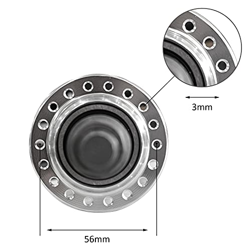 DONSP1986 Bike Wheel Part Bicycle hub, Bike Hub 36 Hole, Quick Release,Alum,One Pair,100mm x135mm Front Width and Rear Width - Image 4