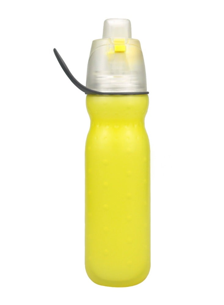 Sports water bottle, spray temperature control and cold preservation, large capacity 590ml, suitable for outdoor, sports field, home use - Image 1