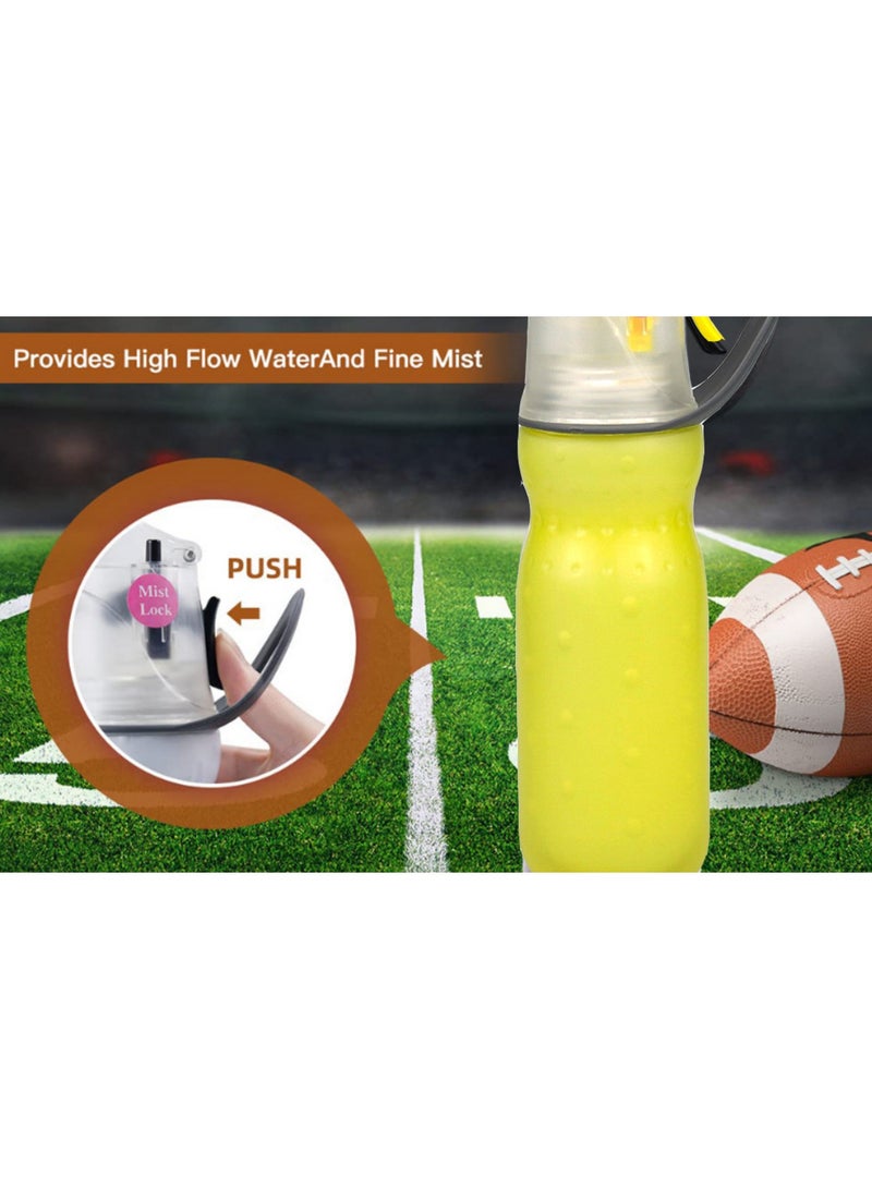 Sports water bottle, spray temperature control and cold preservation, large capacity 590ml, suitable for outdoor, sports field, home use - Image 2