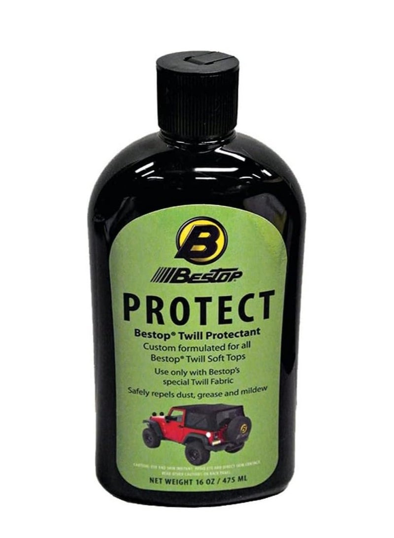 Bestop 1121700 16-oz. Black & Color Twill Fabric Protectant