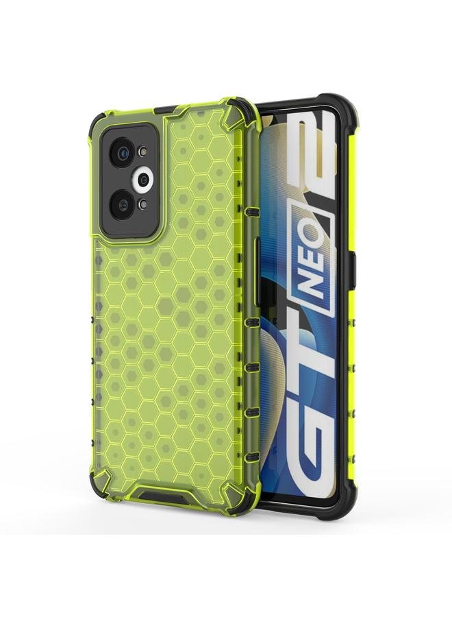 حافظة لهاتف OPPO Realme GT Neo2 5G مضادة للصدمات من PC + TPU بتصميم خلية النحل