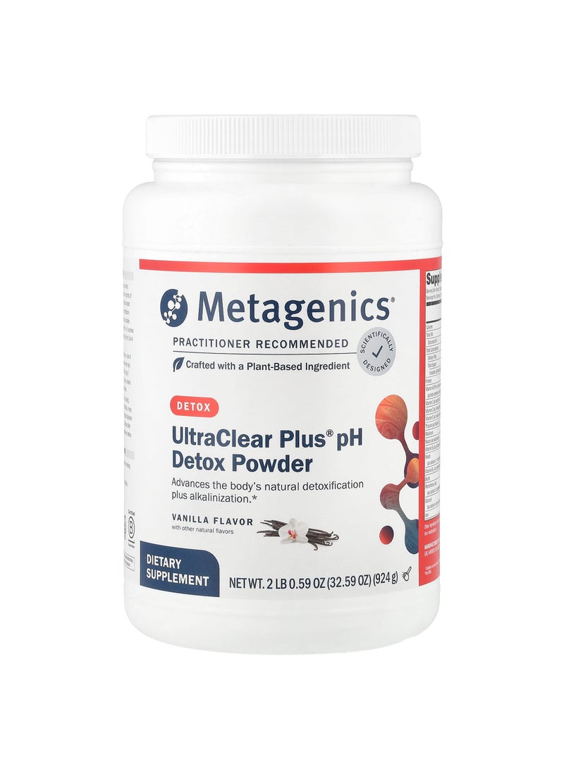 مسحوق ديتوكس UltraClear Plus® pH، فانيليا، 2 رطل 0.59 أونصة (924 جرام)