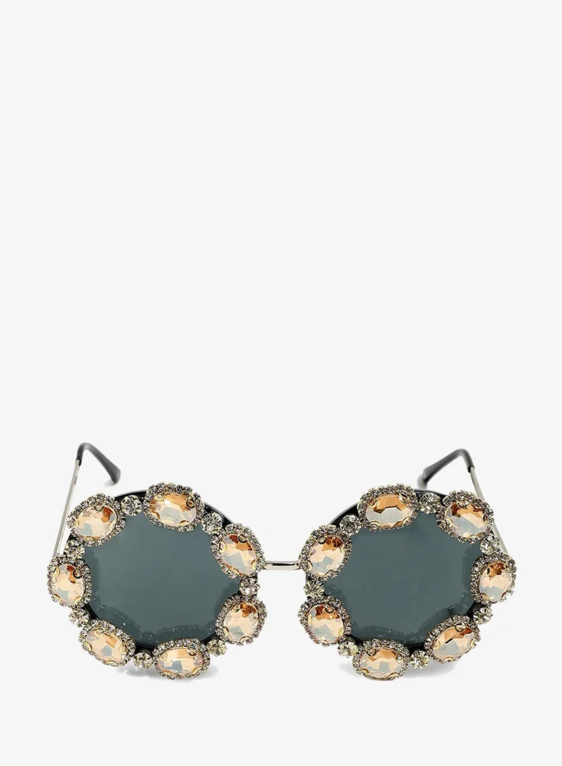 SOHI Enchanting Elegance: Embellished Artificial Sunglass Jewellery