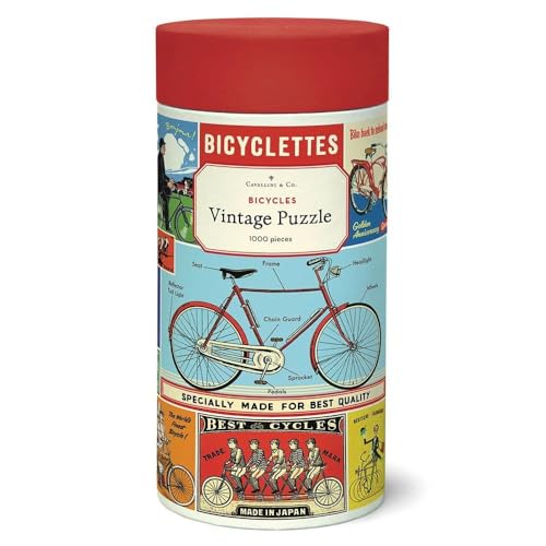 CAVANILLI & CO. Cavallini 1000 Piece Puzzle, Bicycles - Image 2