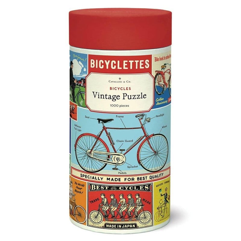 CAVANILLI & CO. Cavallini 1000 Piece Puzzle, Bicycles - Image 5