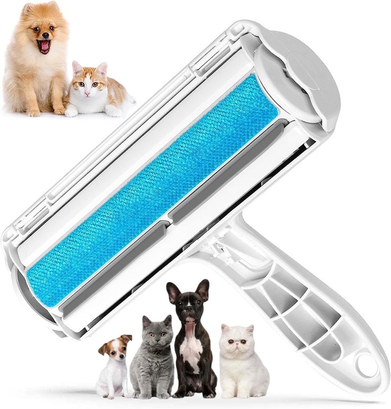 ZEVON Reusable Pet Hair Remover Lint Roller - Portable Reusable Dog & Cat Hair Fur Remove, Pet Hair Brush from Furniture, Clothing, Car Seat, Carpet, Bedding, Sofa Bubble - Image 1