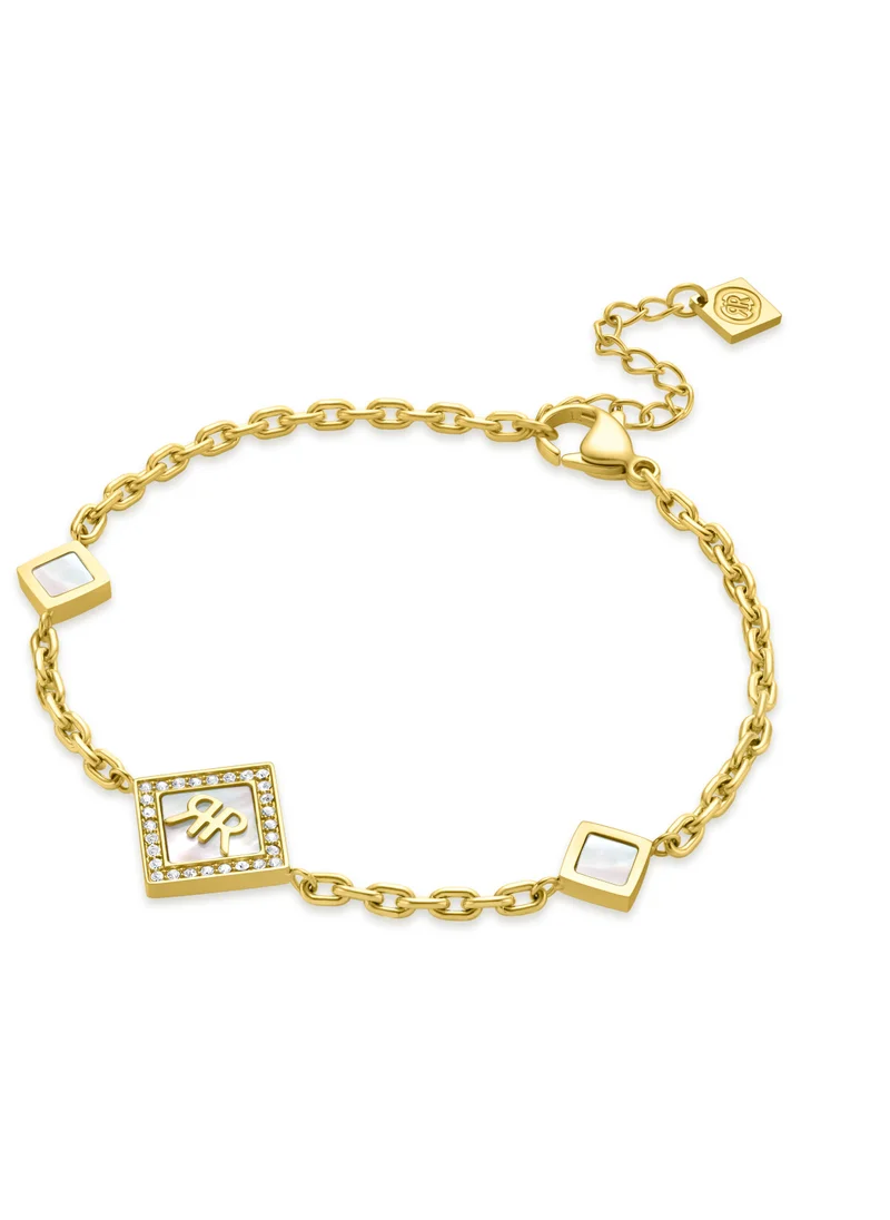 شيروتي 1881 Cerruti 1881 Diamante White and Gold Plated Bracelet for Women