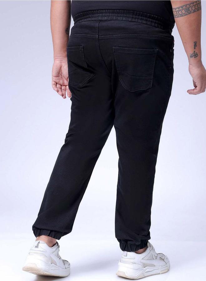 Take Two Plus Size Men Black Solid Slim Fit Jeans By HardSoda - Image 5