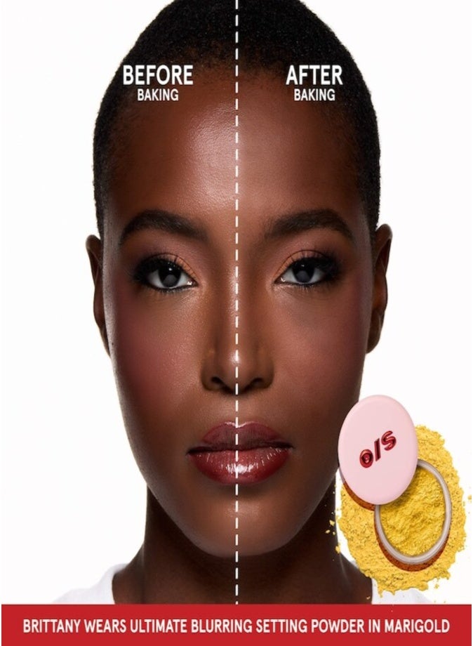 One size ONE/SIZE Mini Ultimate Blurring Setting Powder Marigold 6.5g – Lightweight Mattifying Finish - Image 2