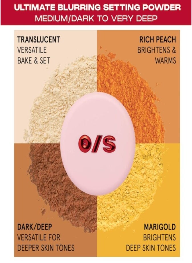 One size ONE/SIZE Mini Ultimate Blurring Setting Powder Marigold 6.5g – Lightweight Mattifying Finish - Image 4