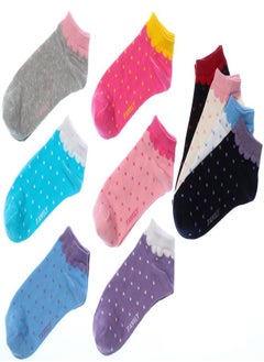 Bundle Of 3 Soft Cotton Socket Socks For Women